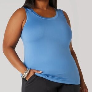 Ashley Stewart Blue Tank Top